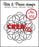 CLBP102 CREALIES  Bits & Pieces stempel/stamp no. 102 Mandala B