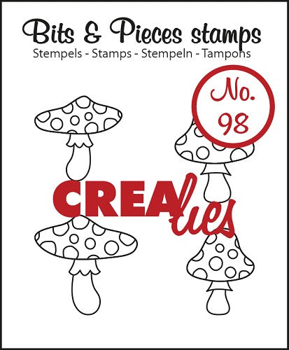 Bits & Pieces stamp no. 98 Mushrooms