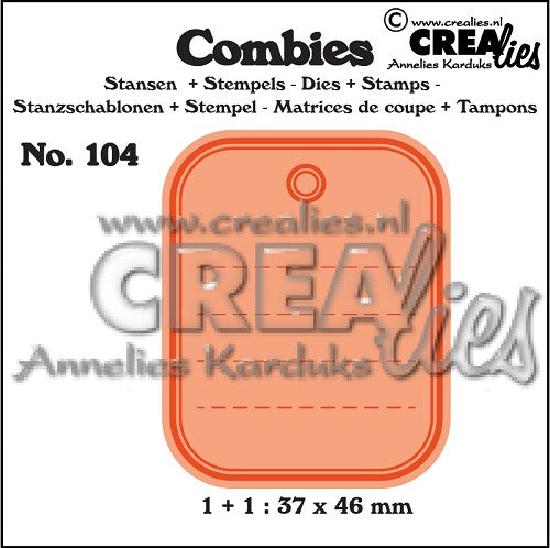 Combies Dies+Stamp No.104 - Tag A