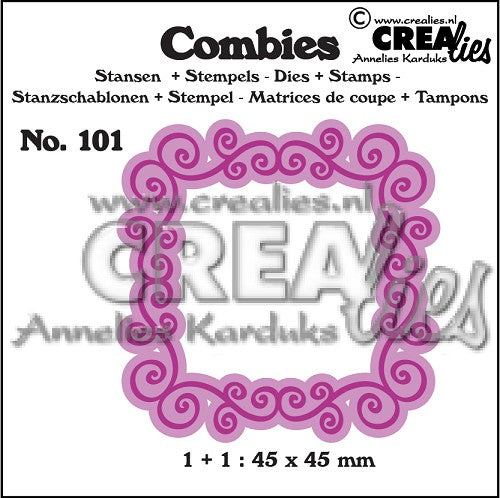 Combies Dies+Stamp No.101 - Frame A