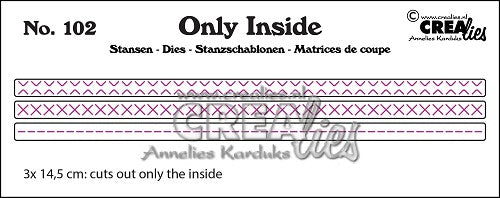 Only Inside stans/die no. 102, Inside lines B