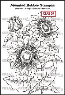 Mounted Rubber Stampzz No.7 - Sunflower