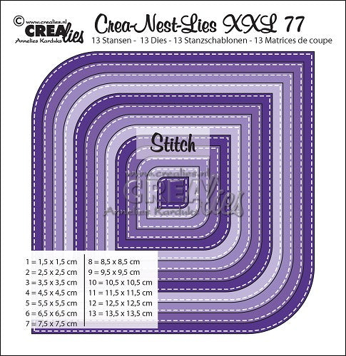Crea-Nest-Lies XXL stansen/dies no. 77
