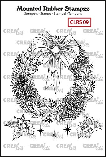 Mounted Rubber Stampzz No.9 - Wreath