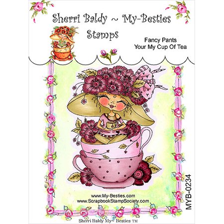 My Besties Clear Stamps 4"X 6"Fancy Pants Your My Cup of Tea - MYB-0234