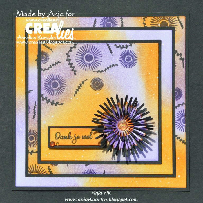 Bits & Pieces stamp no. 154, 9x Mini flowers 20 + Leaves 9