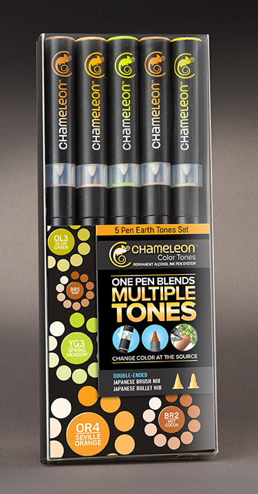 Chameleon Pen Set Earth Tones — Jets Craft Shop - Main Image