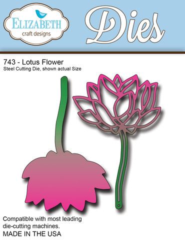 Elizabeth Craft Designs 743 Lotus Flower