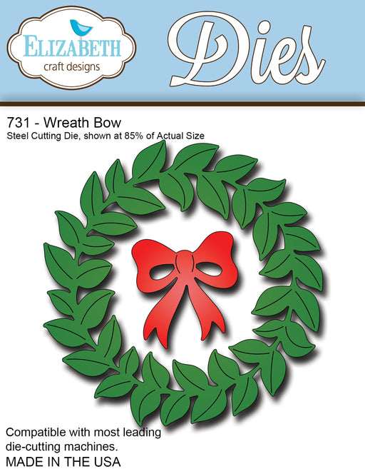Elizabeth Craft Designs 731 Wreath Bow