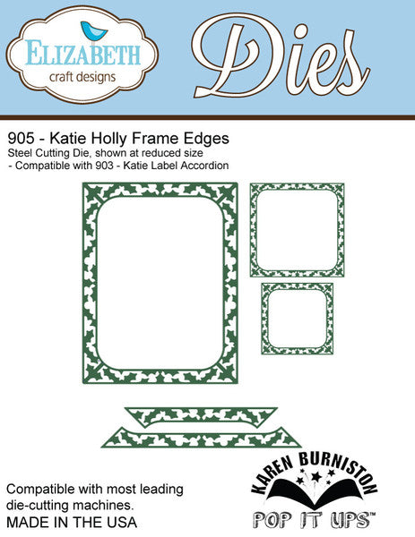 Elizabeth Craft Designs 905 Katie Holly Frame Edges