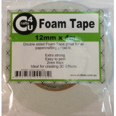 Crafts4U 12mm x 50m Double Sided Tape