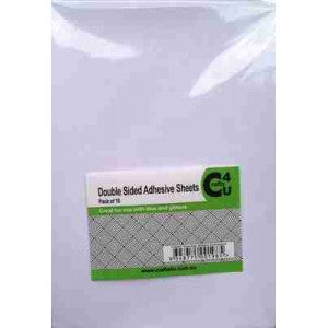 Crafts4U Double Sided A5 Adhesive Sheets 10 Pack
