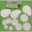 Crafts4U White Paper Flowers 32 Pack