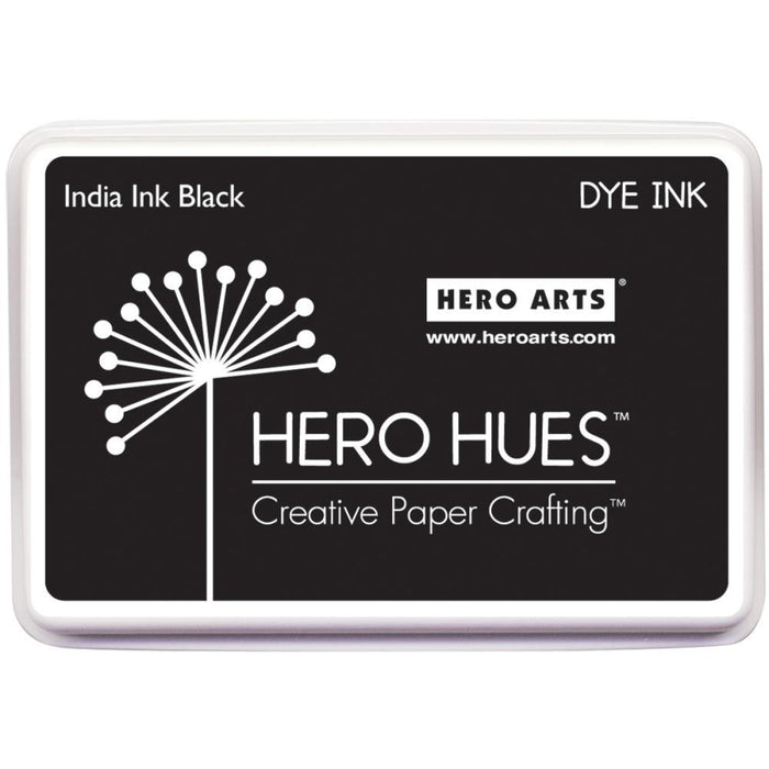 Hero Hues Dye Ink Pad India Ink Black