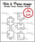 Crealies - Clear Stamp Bits & Pieces - 5x Jigsaw (outline)