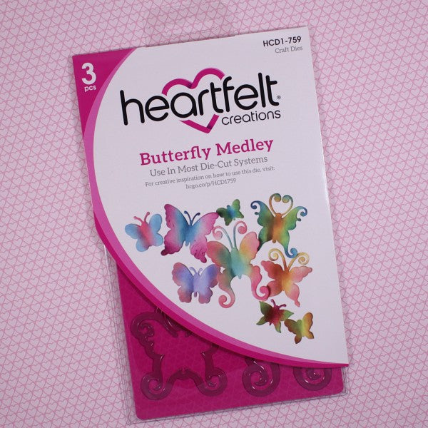 Hearfelt Creations Butterfly Medley Die Set HCD1-759