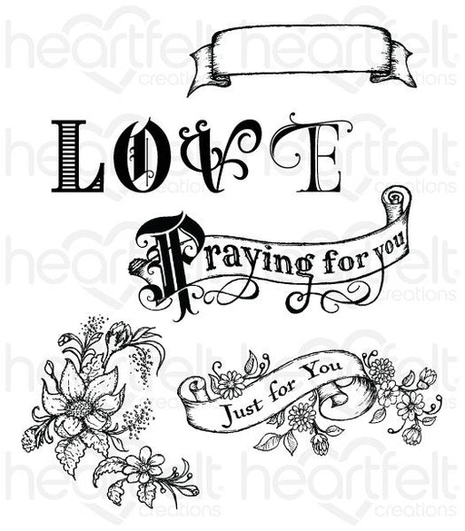Banners of Love Stamp HCPC-3803