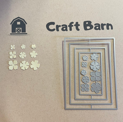 Craft Barn Die Shaker Frame With flowers