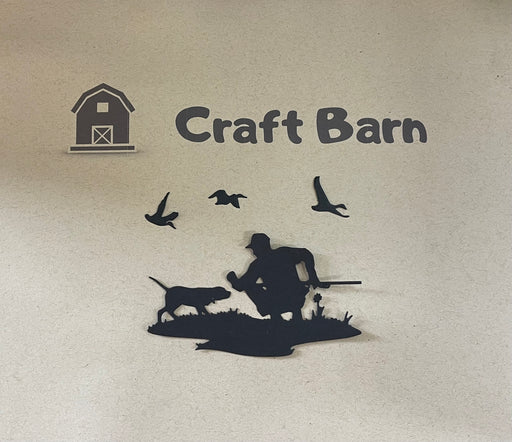 Craft Barn Die Man with Dog