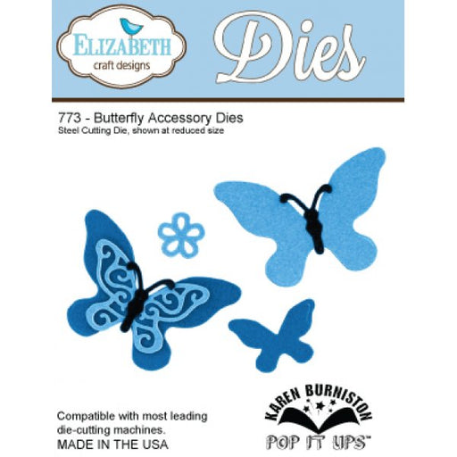 Elizabeth Craft Designs 773 Butterfly Accessory Dies