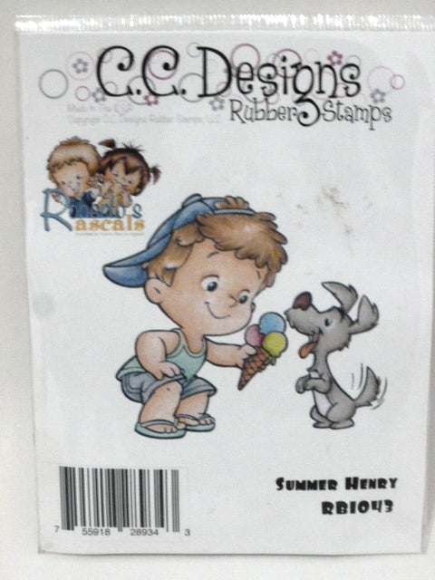 C.C. Designs Rubber Stamp - Summer Henry