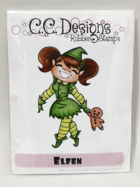 C.C. Designs Rubber Stamp - Elfen