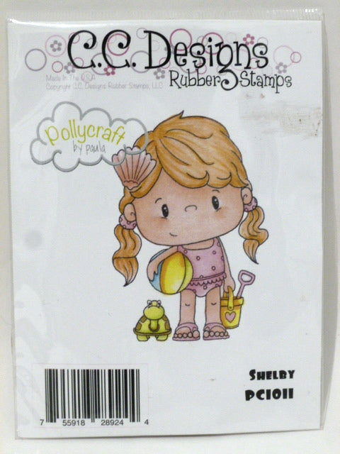 C.C. Designs Rubber Stamp - Shelby - PC1011
