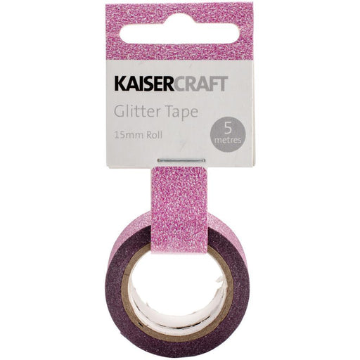 Kaisercraft Glitter Tape PT231 Hot Pink