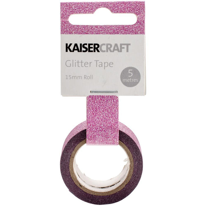 Kaisercraft Glitter Tape PT231 Hot Pink