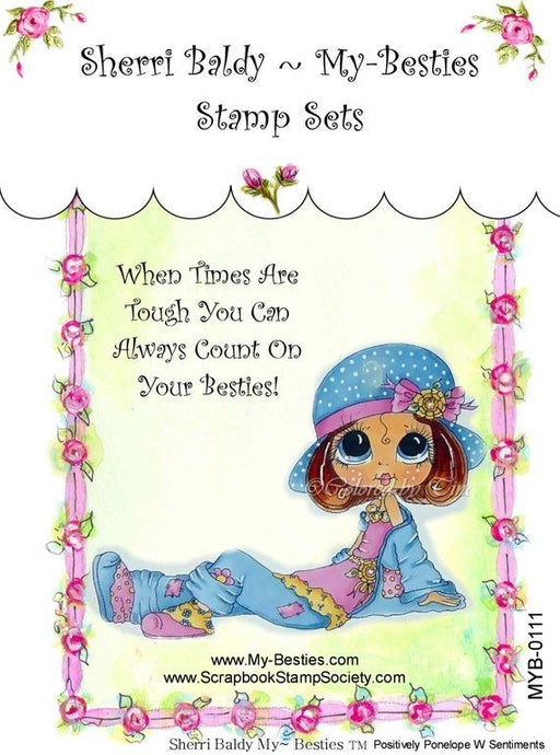 My Besties Clear Stamps 4"X 6" Besties Positively Penelope - MYB-0111