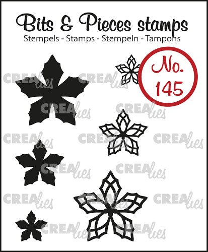 Bits & Pieces stamp no. 145, 6x Mini Flowers 23