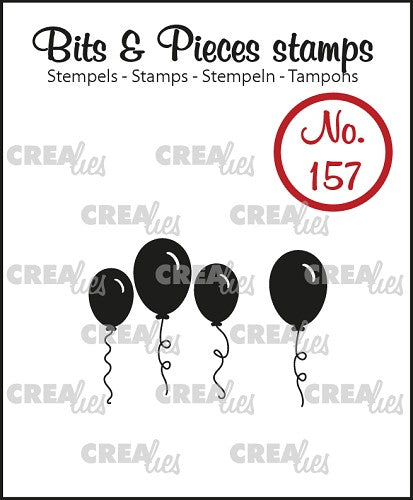 Bits & Pieces stamp no. 157, Balloons (closed)