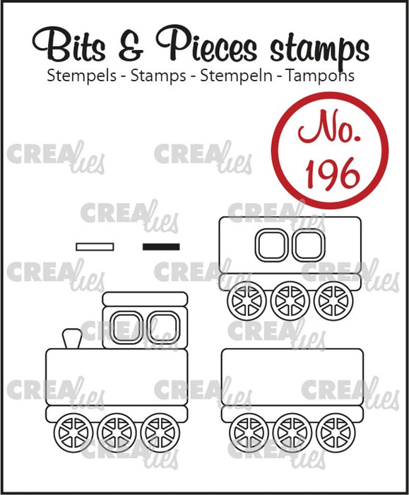 Bits & Pieces stamp no. 196, Train + wagons