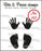 Bits & Pieces stamp no. 197, Baby hands + feet (closed)