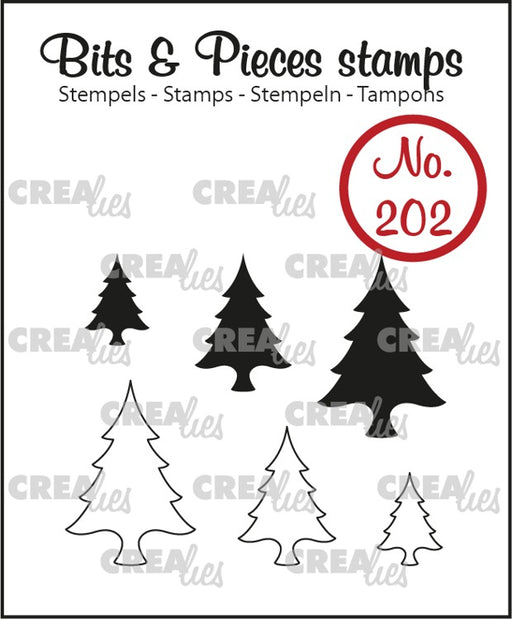Bits & Pieces stamp no. 202, Boompjes (closed and outline)