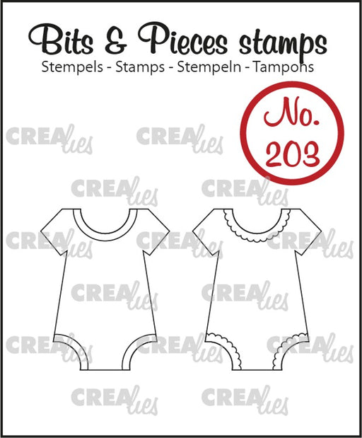 Bits & Pieces stamp no. 203, 2x bodysuit
