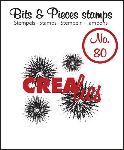 Bits & Pieces stamp no. 80 4x extra grunge circles