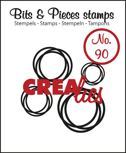 Bits & Pieces stamp no. 90 4x intertwined circles