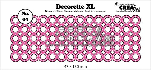 Decorette XL die no. 04, Circles with dots