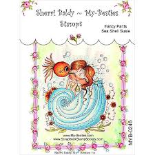My Besties Clear Stamps 4"X 6" Fancy Pants Sea Shell Susie- MYB-0246
