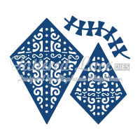Tattered Lace Die D782 Sinning Charm Kite