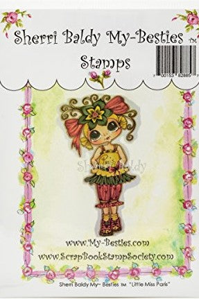 My Besties Clear Stamps 4"X 6" Little Miss Paris - MYB-0194