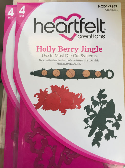 Heartfelt Creations Holly Berry Jingle HCD1-7147