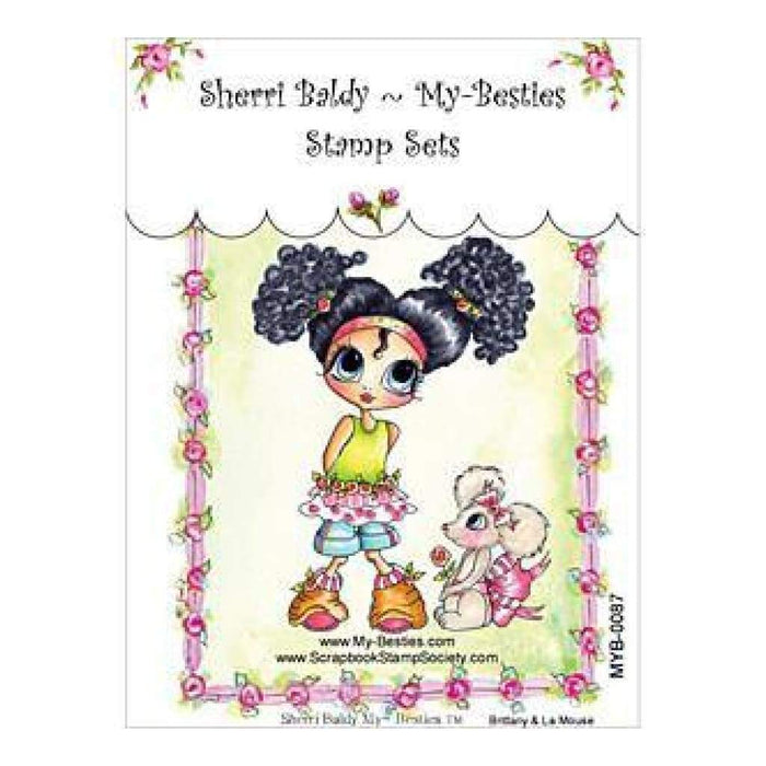 My Besties Clear Stamps 4"X 6" Brittany & La Mouse- MYB-087