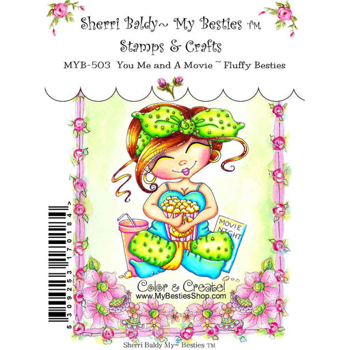 My Besties Clear Stamps 4"X6" You, Me And A Movie - MYB-0503