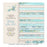 Pad of Scrapbooking Papers - Forget Me Not 6"X6"