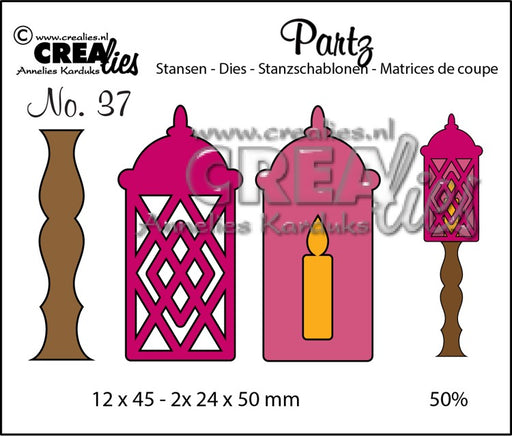Partz die-cutting no. 37, Lantern medium
