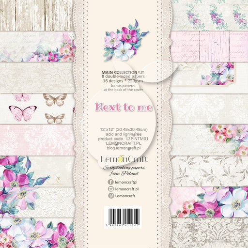 Set of Scrapbooking Papers - Next To Me