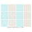Stack of Basic Scrapbooking Papers - Forget Me Not - 12"x12"