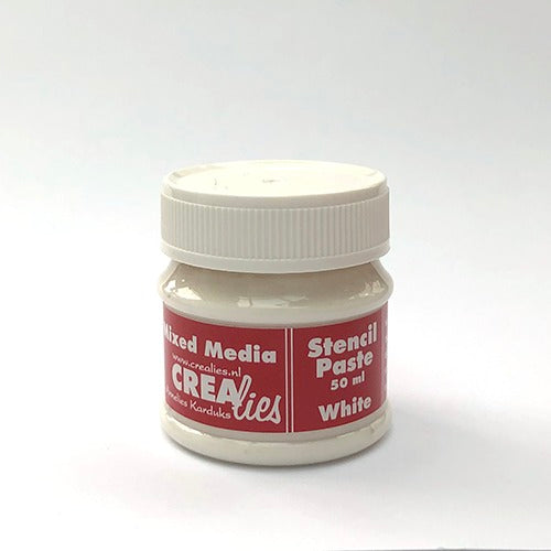 Crealies - Stencil Paste White, 50 ml